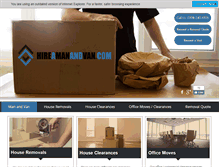 Tablet Screenshot of hireamanandvan.com